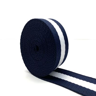 3dancraftit Polyester-Cotton Blend Stripe Webbing Ribbon Jacquard Webbing Sold by The Yard Strap Replacement 1.5 inches ZE78-1Y