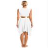 Hularka Women's Liturgical Praise Dance Dress Tunic Worship Color Block Lyrical Dance Costume Performance White XX-Large view 3