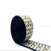 3dancraftit Polyester-Cotton Blend Stripe Webbing Ribbon Jacquard Webbing Sold by The Yard Strap Replacement 1.5 inches ZE48-1Y view 1