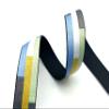 3dancraftit polyester-cotton blend Stripe Webbing Ribbon Jacquard Webbing sold by the yard heavy weight Strap Replacement 1.5 inches ZE94-1Y view 3