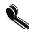 3dancraftit Polyester-Cotton Blend Stripe Webbing Ribbon Jacquard Webbing Sold by The Yard Strap Replacement 1.5 inches ZE70-1Y view 3
