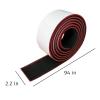 KXKZREN Boat Flooring EVA Foam Decking Sheet Faux Teak Marine Mat Non-Slip Boat Carpet Self-Adhesive Flooring for Jon Boats Motorboat RV Yacht Kayak Swim Platform 2.2 x 94.5 inch view 2