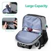 GOBUROS Basketball Bag, Soccer Equipment Bag with Ball & Shoe Compartment for Soccer Ball, Volleyball, Gym, Outdoor and Travel, Gray view 2