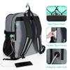 GOBUROS Basketball Bag, Soccer Equipment Bag with Ball & Shoe Compartment for Soccer Ball, Volleyball, Gym, Outdoor and Travel, Gray view 4