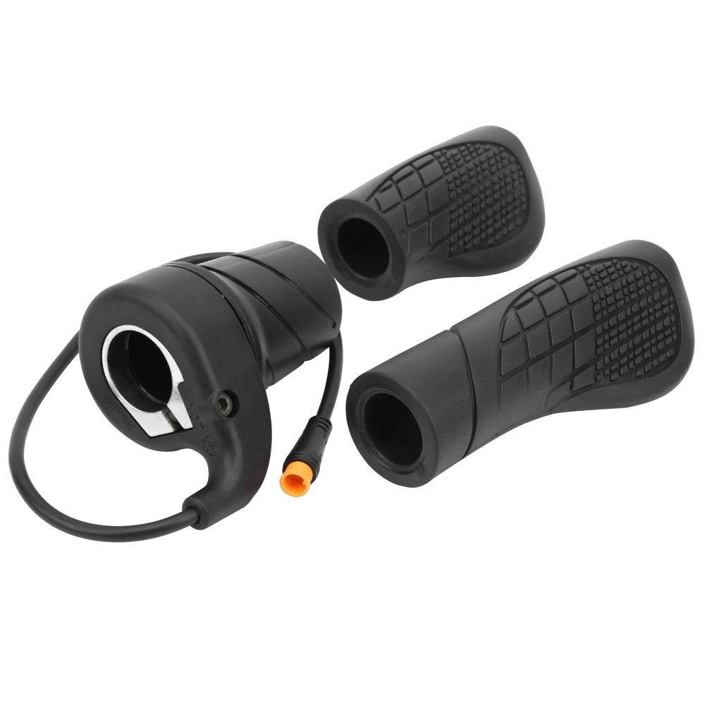 Hapivida Half Twist Throttle, Waterproof 20X Electric Bike Throttle Handle for Electric Bicycle Mountain Bike Modified Part 12V/24V/36V/48V/60V/72V