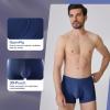 BAMBOO COOL Mens Underwear Trunks for Man Soft Waistband Open-fly Support Briefs(3 or 4 pack) view 2