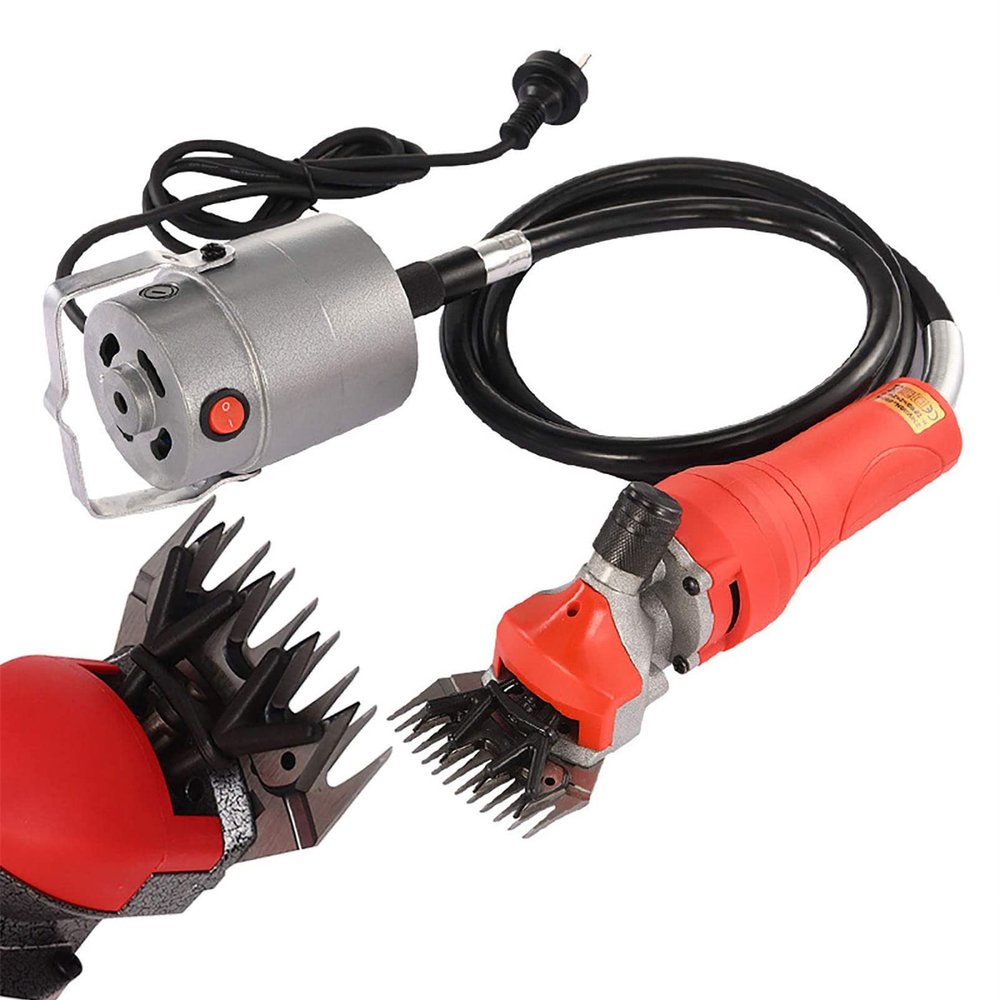 OROMMA Electric Sheep Shearing Clipper Electric Goat Shearing Machine 2400RPM Flexible Shaft Professional Sheep Hair TrimmerWool Scissor Cut Machine