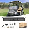10L0L Golf Cart Inner Storage Utility Basket-Premium Steel Anti-Rust Suitable for Golf Cart Club Car Tempo Front Dash Storage Tray Organizer (Black)