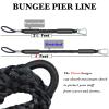 2.5 Feet Fender Lines 2Pcs Premium Bungee Boat Lines with 316 Stainless Clip for Boat Bumper/Boat Fender Boat Accessories for Mooring for Jet Ski, SeaDoo, Yamaha WaveRunner Dinghy 2.5~4 Feet(Black) view 2