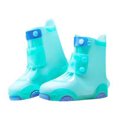 Rain Shoe Covers | Rain Boots Shoe Covers For Boys And Girls | Reusable Galoshes Overshoes Cute (C, 13 Little Child)