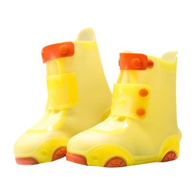 Rain Shoe Covers | Rain Boots Shoe Covers For Boys And Girls | Reusable Galoshes Overshoes Cute (A, 11 Little Child)