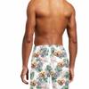Custom Face Swim Trunks for Men Personalized Photo Hawaiian Print Dissolving Swim Trunks Funny Beach Board Shorts with Pet Dog Face Customized Gifts for Dad Husband BF Birthday - 4XL view 3