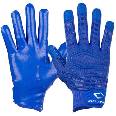 Cutters Gamer Padded Football Glove. All Purpose Players, Receivers, Lineman. Extra Grip.