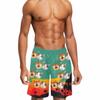 Custom Face Swim Trunks for Men Personalized Photo Hawaiian Print Dissolving Swim Trunks Funny Beach Board Shorts with Pet Dog Face Customized Gifts for Dad Husband BF Birthday - XS view 1