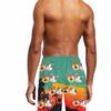 Custom Face Swim Trunks for Men Personalized Photo Hawaiian Print Dissolving Swim Trunks Funny Beach Board Shorts with Pet Dog Face Customized Gifts for Dad Husband BF Birthday - XS view 3