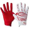 Cutters Gamer Padded Football Glove. All Purpose Players, Receivers, Lineman. Extra Grip. view 2