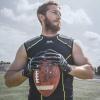 Cutters Gamer Padded Football Glove. All Purpose Players, Receivers, Lineman. Extra Grip. view 4