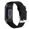 Abanen Women and Men Band for Fitbit Charge 6 / Charge 5, Soft Woven Canvas Nylon Quick Dry Wrist Strap (Black) view 1