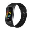 Abanen Women and Men Band for Fitbit Charge 6 / Charge 5, Soft Woven Canvas Nylon Quick Dry Wrist Strap (Black) view 2