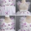 Butterfly Outfit for Girls, Birthday Princess Outfit, Baby Girls Lace Tutu Dress Birthday Party Tulle Babydoll Dresses Summer Beach Photoshoot Party Dance Clothes Set White - Butterfly 18-24 Months view 2