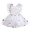 Butterfly Outfit for Girls, Birthday Princess Outfit, Baby Girls Lace Tutu Dress Birthday Party Tulle Babydoll Dresses Summer Beach Photoshoot Party Dance Clothes Set White - Butterfly 18-24 Months view 4