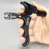 ZeoPeya Bow Release for Compound Bow, 4-Finger 360 Rotate Caliper Thumb Release Archery Accessories (Black) view 2
