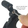ZeoPeya Bow Release for Compound Bow, 4-Finger 360 Rotate Caliper Thumb Release Archery Accessories (Black) view 4