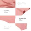 SHARICCA Women Seamless Cheeky Bikini No Show Panties Ladies Invisible Breathable Hipsters Soft Stretch Underwear 6 Pack (6P15,XS) view 3