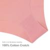 SHARICCA Women Seamless Cheeky Bikini No Show Panties Ladies Invisible Breathable Hipsters Soft Stretch Underwear 6 Pack (6P15,XS) view 4