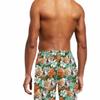 Custom Face Swim Trunks for Men Personalized Photo Hawaiian Print Dissolving Swim Trunks Funny Beach Board Shorts with Pet Dog Face Customized Gifts for Dad Husband BF Birthday - M view 3