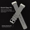 Abanen Women and Men Band for Fitbit Charge 6 / Charge 5, Soft Woven Canvas Nylon Quick Dry Wrist Strap for Fitbit Charge 5 (Black-White) view 3