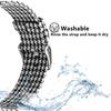 Abanen Women and Men Band for Fitbit Charge 6 / Charge 5, Soft Woven Canvas Nylon Quick Dry Wrist Strap for Fitbit Charge 5 (Black-White) view 4