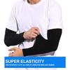 Kimasha UV Sun Protection Arm Sleeves for Men & Women,Cooling UPF 50 Arm Cover for Baseball,Cycling,Basketball (Black-3 Pairs) view 2