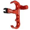 ZeoPeya Bow Release for Compound Bow, 3-Finger 360 Rotate Caliper Thumb Release Archery Accessories (Red) view 1
