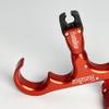ZeoPeya Bow Release for Compound Bow, 3-Finger 360 Rotate Caliper Thumb Release Archery Accessories (Red) view 4