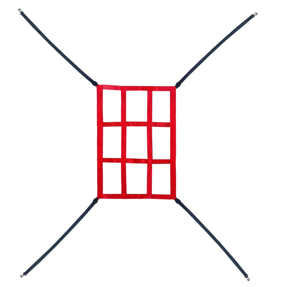 Strike Zone Target for Baseball Softball net, Throwing Pitching Hitting Batting Catching Practice Target, Pitcher Accuracy Training Aids (Red-9 Hole-1 Pack)