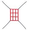 Strike Zone Target for Baseball Softball net, Throwing Pitching Hitting Batting Catching Practice Target, Pitcher Accuracy Training Aids (Red-9 Hole-1 Pack) view 1