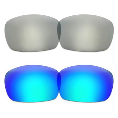 TERYDANBLE Compatible/Replacement Lenses for Spy Optic Dirk with Silver/Green Color