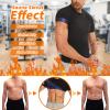 SHAPERIN Sauna Shirt for Men Short Sleeve Sauna Top Heat Trapping T-shirt Sauna Suit Sweat Vest Body Shaper Gym Workout (Black,2XL) view 4