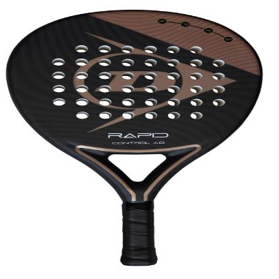 Dunlop Sports Rapid Control 4.0 Padel Racket, Black/Bronze