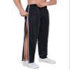 AIFARLD Tear Away Pants for Men Mens Basketball Sweatpants 2 Side Zippers with Pockets for Knee/Leg Post-Surgery Black view 2