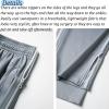 AIFARLD Tear Away Pants for Men Mens Basketball Sweatpants 2 Side Zippers with Pockets for Knee/Leg Post-Surgery Grey view 4
