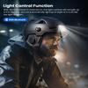 ILM Bluetooth Smart Adult Bike Helmet with Automatic G-Sensor Turn Signal & Brake Warning LED Light Control, Road Cycling Bicycle Helmets for Men Women E3-12LSBT Matte Black Small Medium view 2