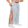 AIFARLD Tear Away Pants for Men Mens Basketball Sweatpants 2 Side Zippers with Pockets for Knee/Leg Post-Surgery Grey view 2
