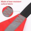 2 Pack High Visibility Safety Flag - Red Warning Flag with Reflective Strip for Canoes, Boats, Trucks, Trailers view 2