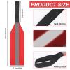 2 Pack High Visibility Safety Flag - Red Warning Flag with Reflective Strip for Canoes, Boats, Trucks, Trailers view 3