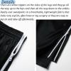 AIFARLD Tear Away Pants for Men Mens Basketball Sweatpants 2 Side Zippers with Pockets for Knee/Leg Post-Surgery Black view 4