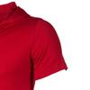 Men's Lace Up Short Sleeve Hooded T-Shirt Solid Color Slim Casual Hip-Hop T-Shirt Drawstring Hipster Hoodie Tee (Red,3X-Large) view 4