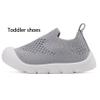 AILYLAKP Toddler Baby Boy Girl Shoes Kids Breathable Sneakers Tennis Shoes 6-36 Months Infant Slip on Shoes Grey view 4