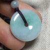 YHDONE Natural Jade Safety Buckle Circle Pendant Real Grade A Certified Burma Jadeite necklace view 2